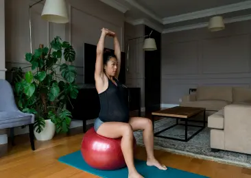 4 Pregnancy Ball Exercises – for All Stages of Pregnancy